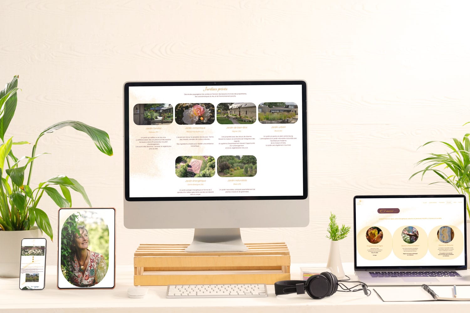 site wordpress paysagiste morbihan bretagne