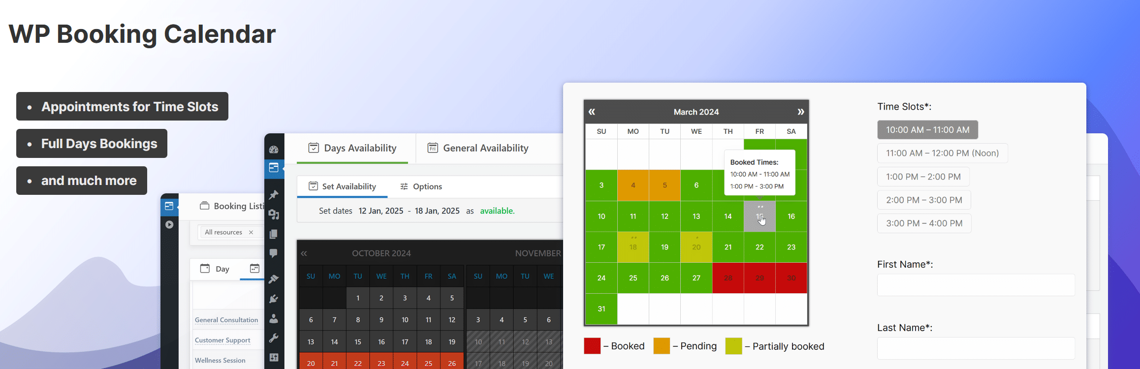 wp booking calendar wordpress plugin