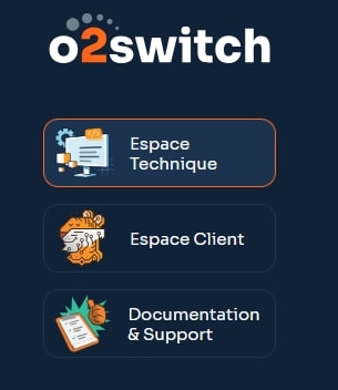 espace technique o2switch